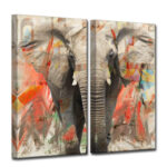 " Elephant I " by Tristan Scott 2 - Pieces - Image 2
