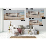 " Embellished Whitewashed Boat " 3 - Pieces - Image 3