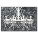 " Fashion And Glam Disco Chandelier, Modern & Contemporary Black " by Oliver Gal