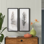" Feather Fancy II " 2 - Pieces Painting Print