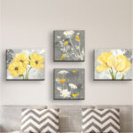 " Floral And Botanical " by Pamela Gladding & Jill Meyer 4 - Pieces