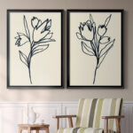 " Floral Marker I " 2 - Pieces - Image 2