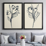 " Floral Marker I " 2 - Pieces - Image 4