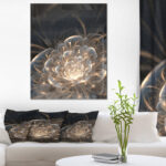 " Fractal Flower With Golden Rays " - Image 6