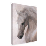 " Free Spirit White Horse " by Lee Mitchelson - Image 7