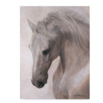 " Free Spirit White Horse " by Lee Mitchelson - Image 8