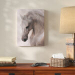 " Free Spirit White Horse " by Lee Mitchelson
