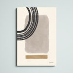 " Geo Abstract III Neutral Pink " by Becky Thorns - Image 3