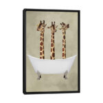 " Giraffes In Bathtub " by Coco De Paris - Image 2