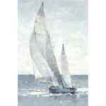 " Gray Seas I " by Ethan Harper Painting Print