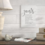 " Guests Feel At Home " by Lettered And Lined