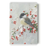 " Holly Berries And Chickadee " - Image 2