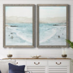 " In The Surf I " 2 - Pieces Painting Print