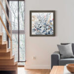 " Indigo & Ochre I - Premium Framed Canvas - Ready To Hang "