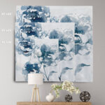" Indigo Garden I " Painting Print - Image 3