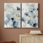 " Indigo Ginkgo I " 2 - Pieces - Image 4