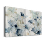" Indigo Ginkgo I " 2 - Pieces - Image 6