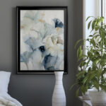 " Indigo Ginkgo I " Painting Print - Image 4