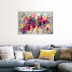 "Invitation" Painting Print on Canvas by Amira Rahim