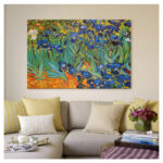 " Irises " by Vincent Van Gogh - Image 5