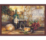 " Le Chateau Wines/Cheese/Grapes/Bread/Country Tuscan " by Marilyn Hageman