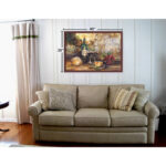 " Le Chateau Wines/Cheese/Grapes/Bread/Country Tuscan " by Marilyn Hageman - Image 2