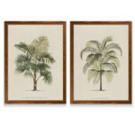 " Les Palmiers III " by Vincent Van Gogh 2 - Pieces - Image 3