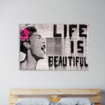 " Life Is Beautiful " by Banksy - Image 8