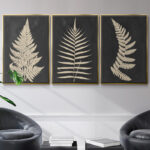 " Linen Fern I " 3 - Pieces