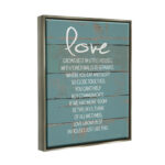 " Love Grows Best In Little Houses Distressed Teal Shiplap " by Jo Moulton - Image 5