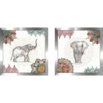 " Mandala Morning III " 2 - Pieces