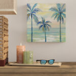 " Marine Layer Palms Crop " by Silvia Vassileva