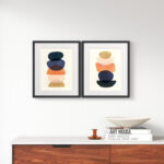 " Mod Pods I " 2 - Pieces Painting Print