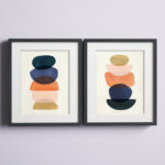" Mod Pods I " 2 - Pieces Painting Print - Image 2