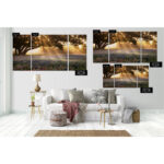 " Morning Meadow Sunrise " 3 - Pieces - Image 4