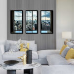 " New York Window " 3 - Pieces - Image 3