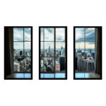 " New York Window " 3 - Pieces - Image 6