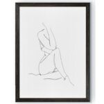 " Nude Contour Sketch I " by Paul Cezanne - Image 4