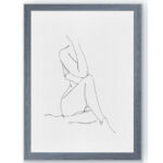 " Nude Contour Sketch I " by Paul Cezanne - Image 5
