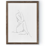 " Nude Contour Sketch I " by Paul Cezanne
