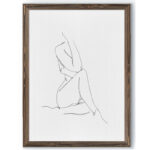 " Nude Contour Sketch I " by Paul Cezanne - Image 2