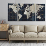 " Ocean Eye I " 3 - Pieces - Image 2