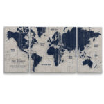 " Old World Map " 3 - Pieces - Image 2