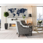 " Old World Map " 3 - Pieces - Image 3