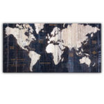 " Old World Map Blue " by Avery Tillmom - Image 5
