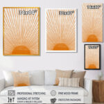 " Orange Sun Print III " - Image 4