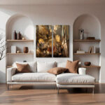 " Oversized Abstract " by Tristan Scott 2 - Pieces - Image 5