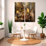 " Oversized Abstract " by Tristan Scott 2 - Pieces - Image 7