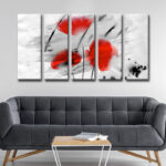 " Painted Petals III " by Tristan Scott 5 - Pieces - Image 5