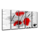 " Painted Petals III " by Tristan Scott 5 - Pieces - Image 4